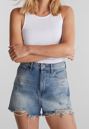 edc by Esprit Shorts vaqueros - stone blue denim