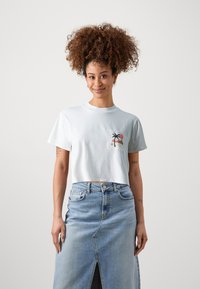 Volcom POCKET DIAL - Printtipaita - star white