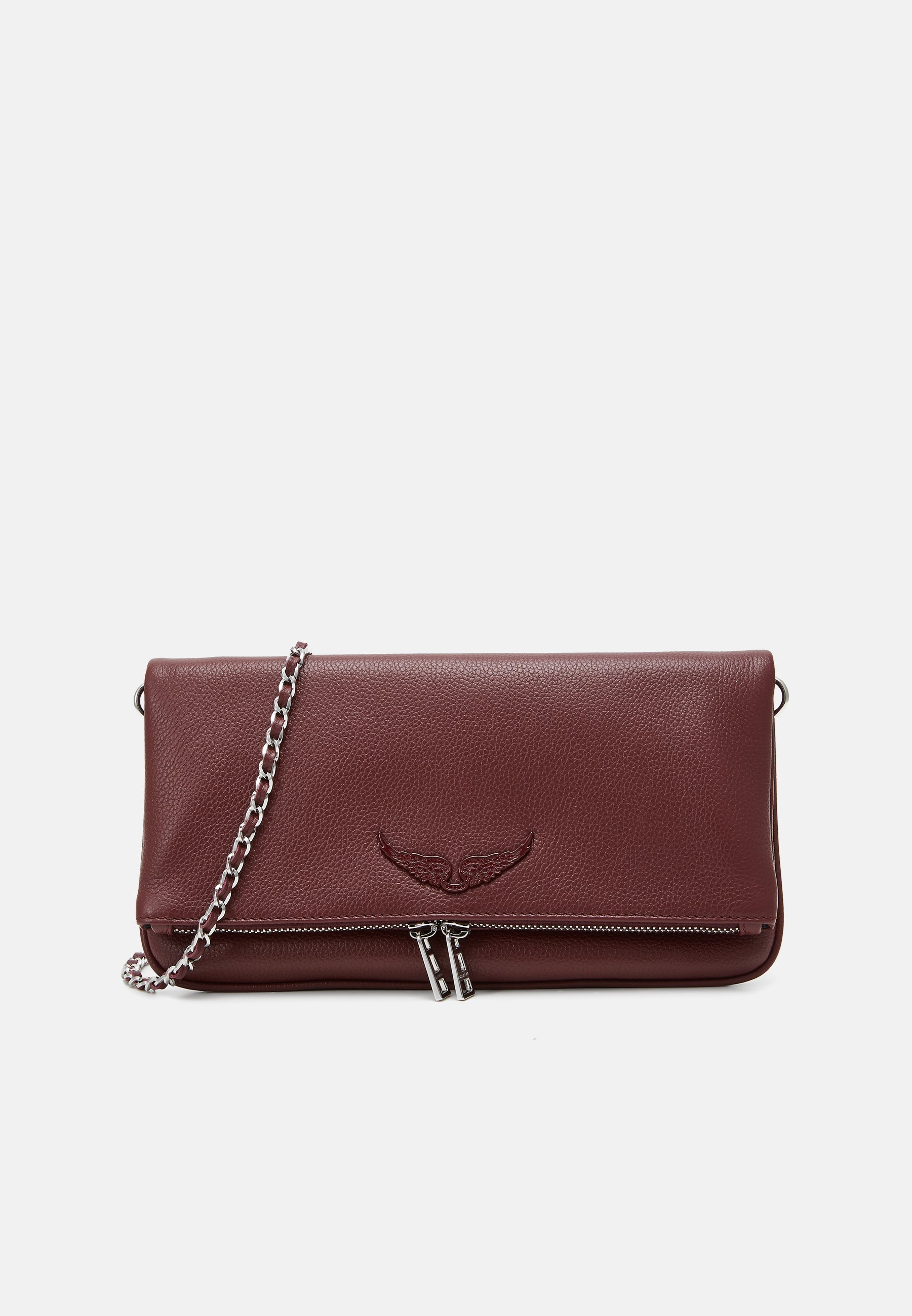 Zadig & Voltaire Cross body bag - berry/mottled berry - Zalando