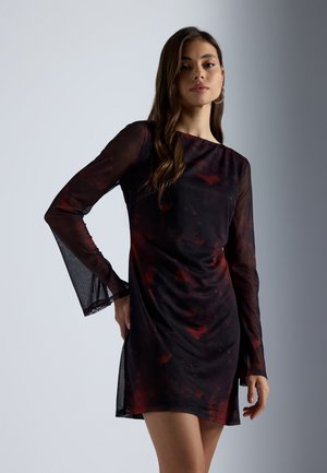 Robe de jour - black/red