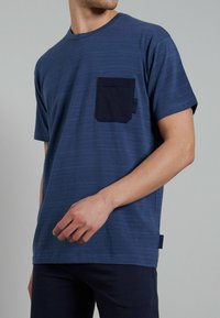 Ceceba Pyjama - blau mittel uni