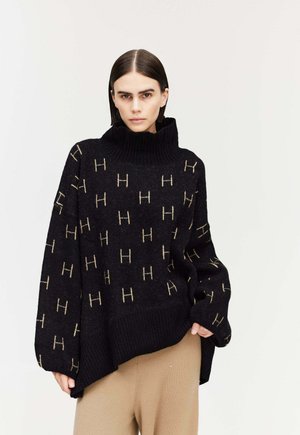 Hést Strickpullover - schwarz