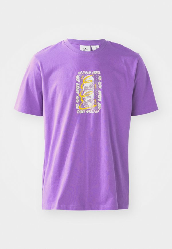STREET - Print T-shirt - active purple3