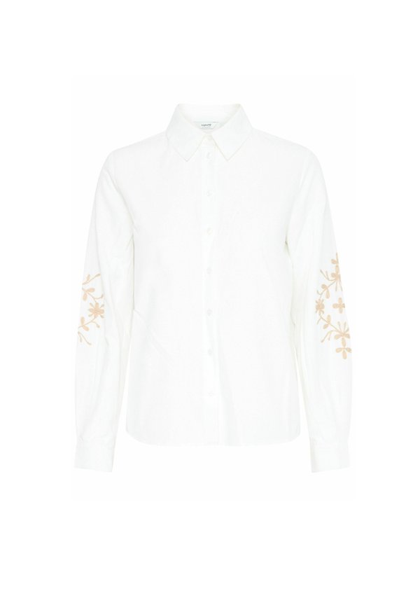 BYHETILA - Button-down blouse - marshmallow4