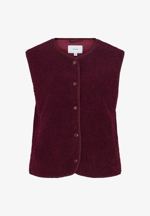 VILA, VIMARLON TEDDY O-NECK WAISTCOAT - NOOS - Weste - fig