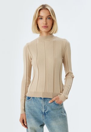 Koton NECK - Strickpullover - beige