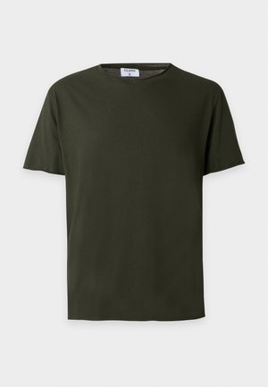 Filippa K, ROLL NECK TEE - Обикновена тениска - night green