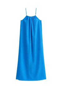 Robe Mi-longue New Look Bleue Taille 38 - Style Décontracté, Occasion En Parfait état