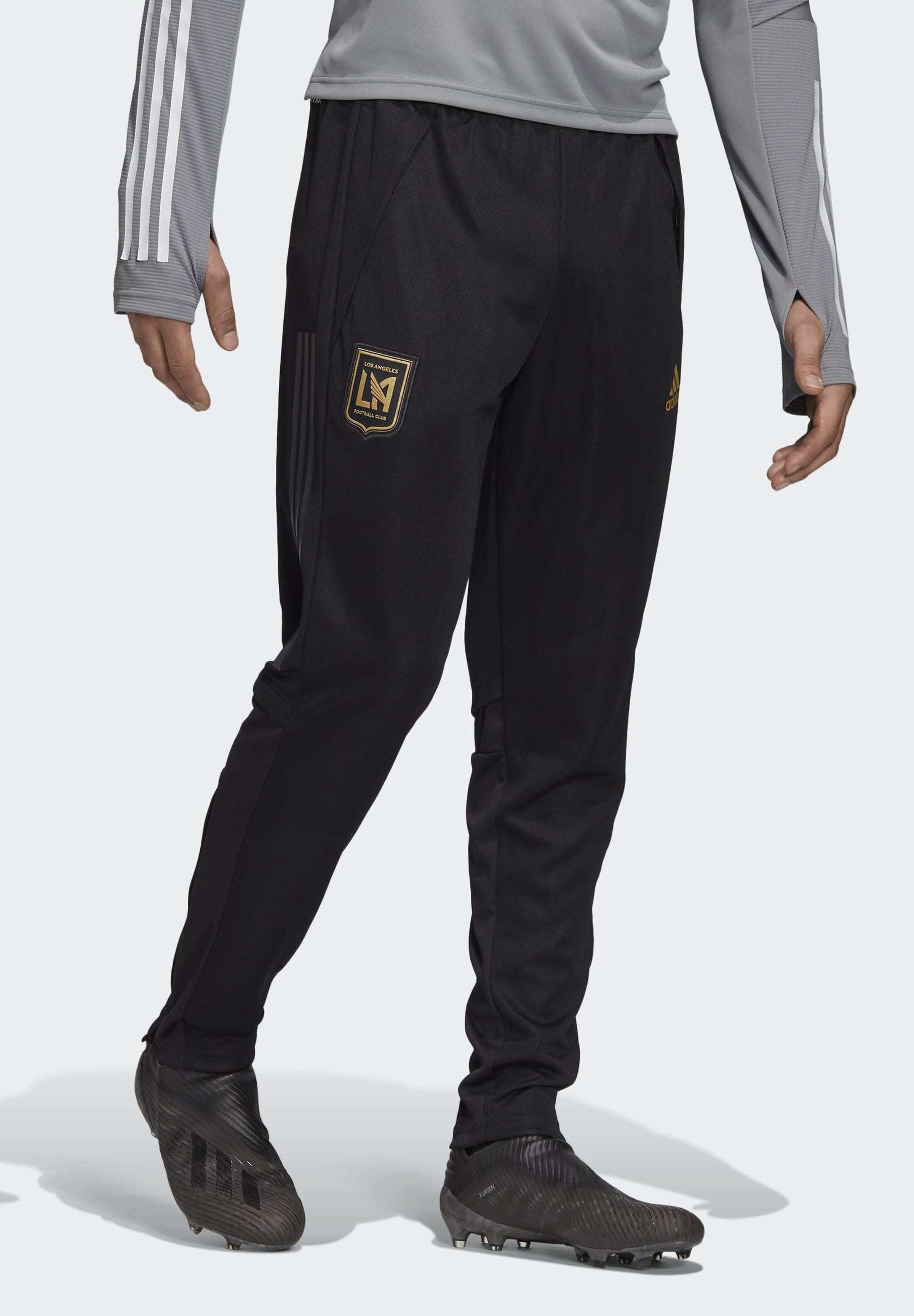 adidas Performance LOS ANGELES FC TRAINING TRACKSUIT BOTTOMS - Fanartikel -  black/Zwart - Zalando.nl