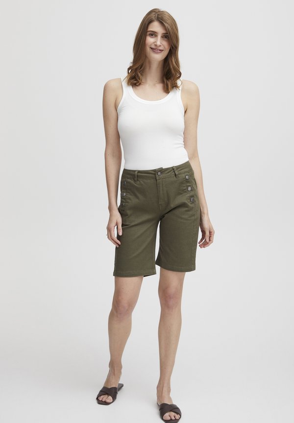 FRLOMAX - Shorts - dusty olive2