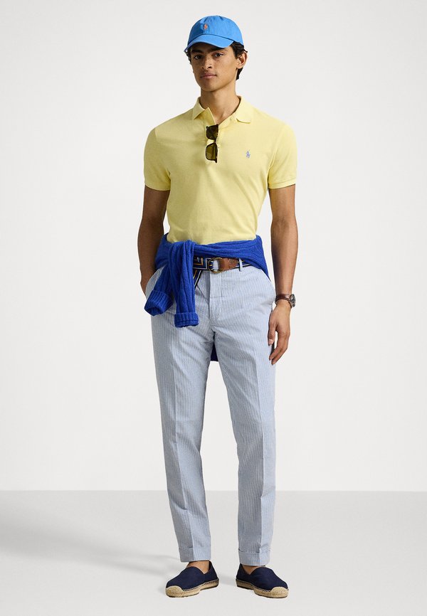 THE ICONIC MESH POLO SHIRT - Polo shirt - resort gold2