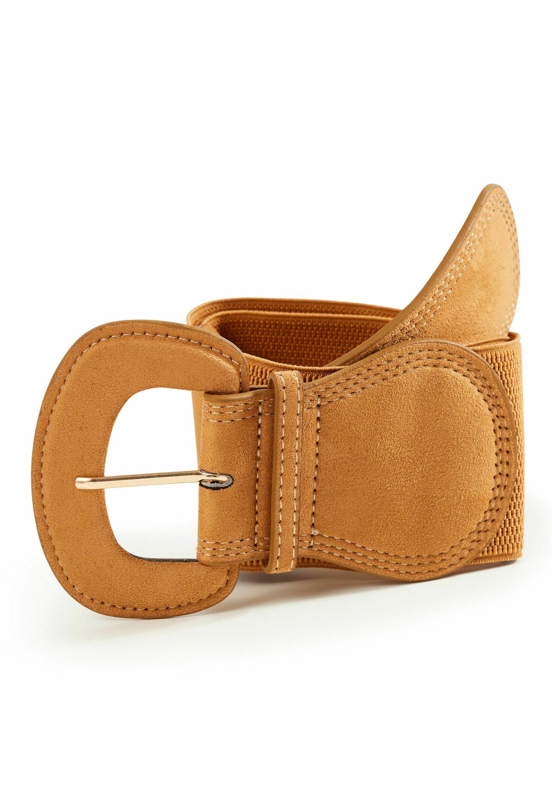 Ceinture Femme Marron Et Beige – Neuve Sans étiquette, Taille 85