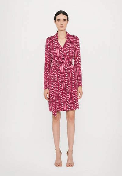 Diane von Furstenberg JEANNE ciemnoczerwony