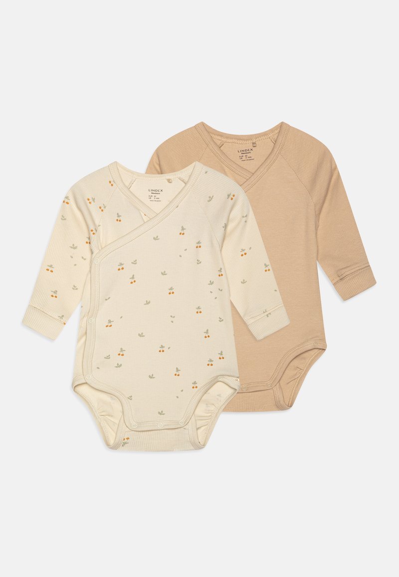 Lindex WRAP UNISEX 2 PACK - Body - light beige