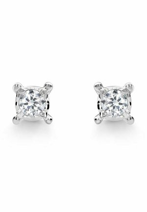 Earrings - yellow gold white gold