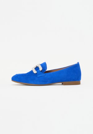 Slip-ons - royal/silber