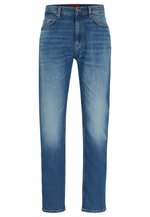 HUGO JONAH - Jean Droit - Dark Grey/gris Foncé