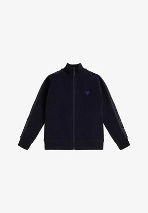 Felpa con zip - blau
