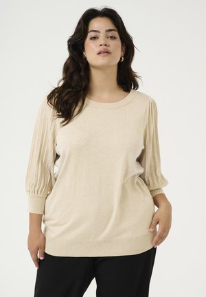 LONI 3/4 SL - Jumper - feather gray melange