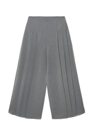 Calliope, PANTALONE LUNGO TINTA UNITA - Pantaloni - grigio melange
