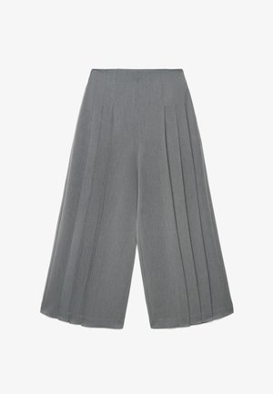 Calliope, PANTALONE LUNGO TINTA UNITA - Pantaloni - grigio melange