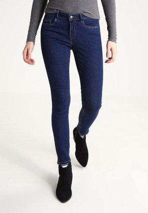 ONLY Vaqueros pitillo - dark-blue denim