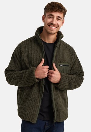 INDICODE JEANS Fleecejacke - army