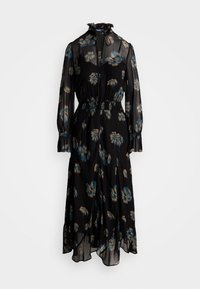 FLORAL RUFFLE TRIM GEORGETTE DRESS - Dnevna haljina - midnight