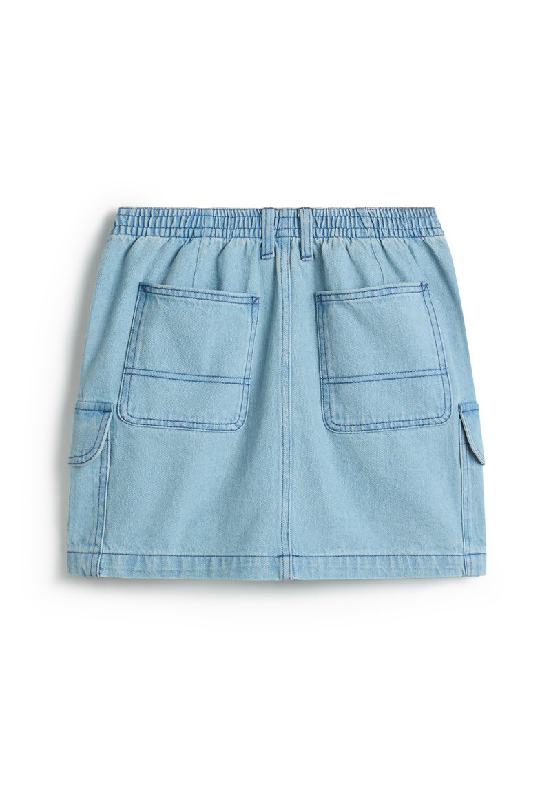 Vans SIDEWALK DENIM SKIRT - Denimová sukně - light stonewash
