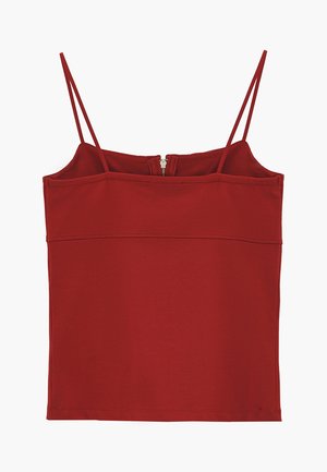 OXXO, OXXO SLEEVELESS TOP WITH ZIPPER DETAIL AND SQUARE NECKLINE - Bodywarmer - samba