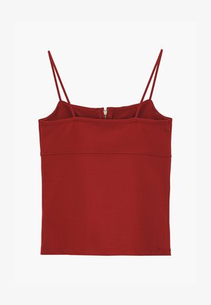 OXXO, OXXO SLEEVELESS TOP WITH ZIPPER DETAIL AND SQUARE NECKLINE - Bodywarmer - samba