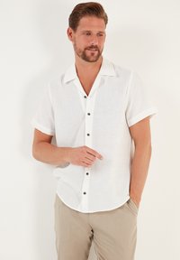 Buratti REGULAR FIT - Majica - white