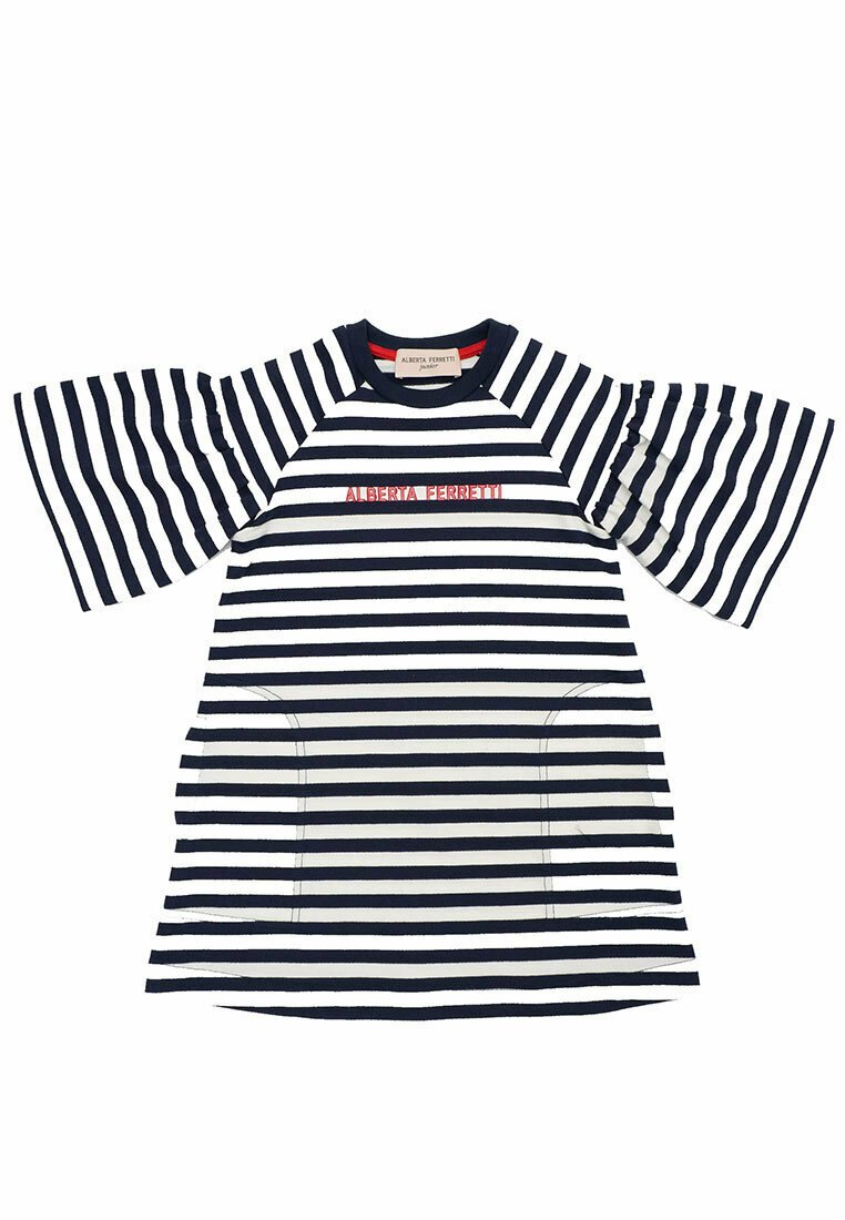 Alberta Ferretti Junior Vestito estivo - bianco, blu/bianco - Zalando.it