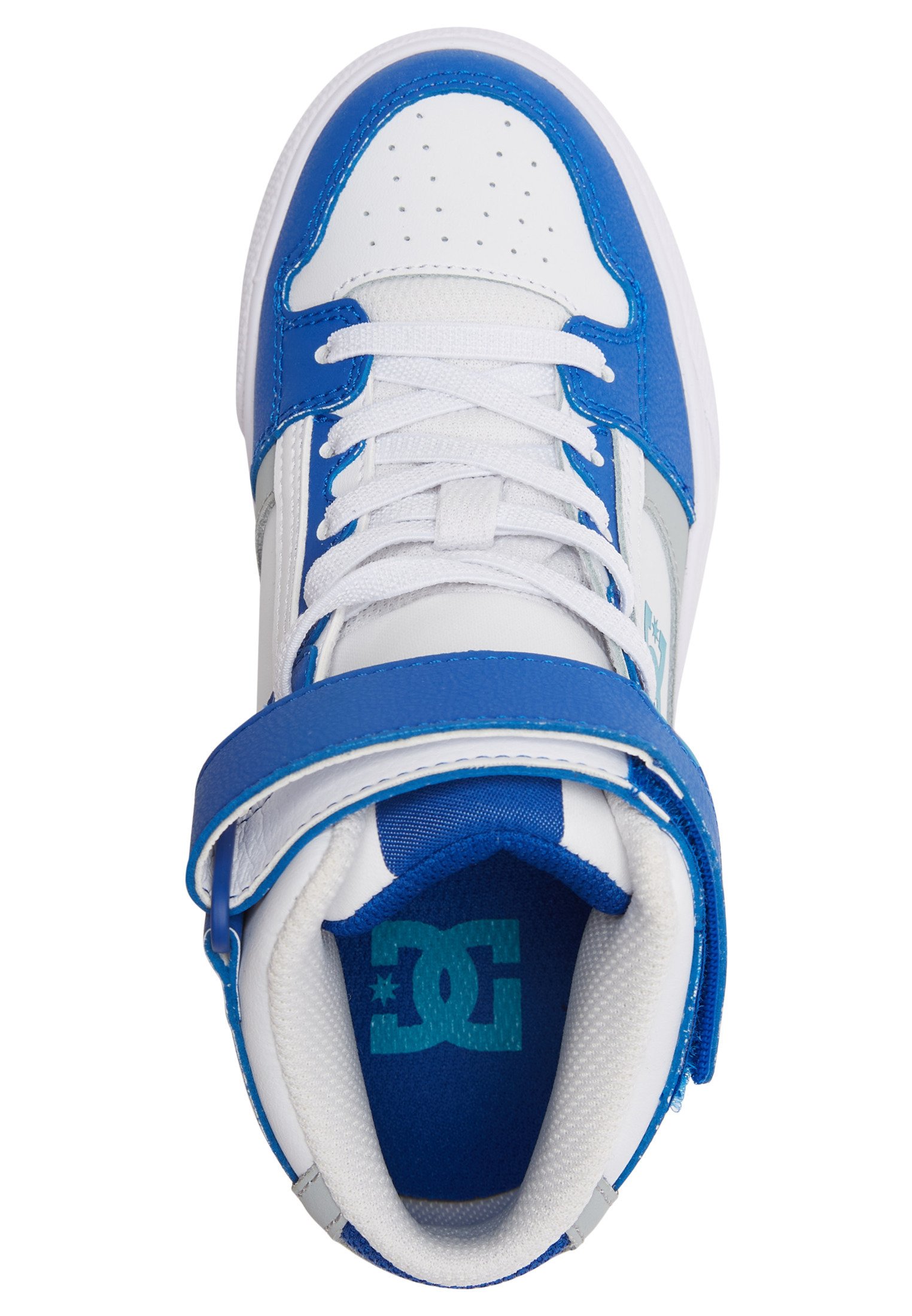DC Shoes Zapatillas skate - white/grey/blue/crema - Zalando.es