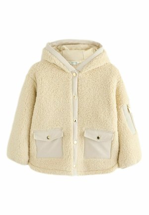 REGULAR FIT-BORG - Fleece jacket - stone