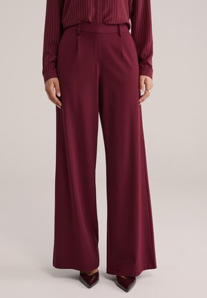 Nohavice - burgundy red