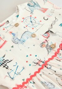 Next REGULAR FIT - BUTTON THROUGH - Hverdagskjole - ecru cream circus