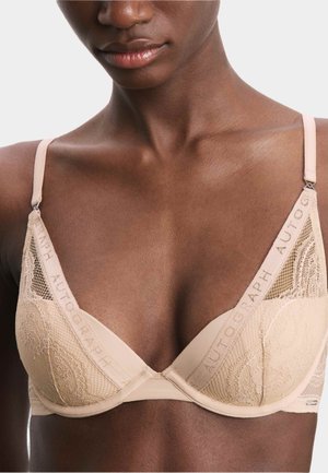 MURCIA PLUNGE - Triangle bra - rose quartz
