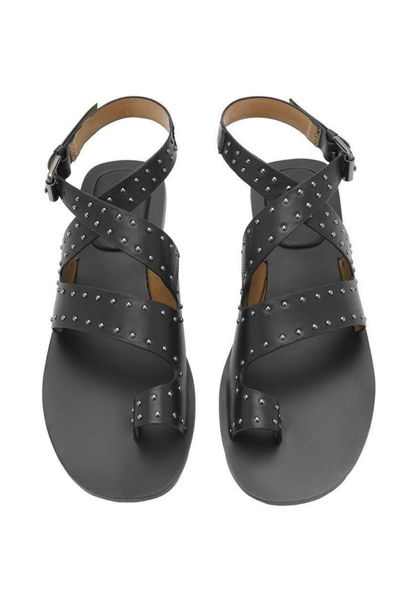 STUDDED - T-bar sandals2
