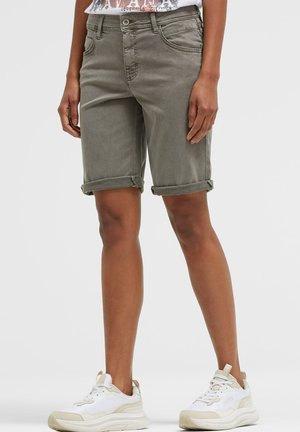 Soccx, SOCCX SHORTS MIT TURN-UP-SAUM - Denim shorts - cool khaki