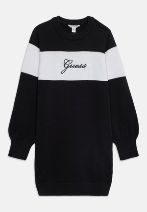 Guess, SWEATER DRESS - Рокля тип пуловер - jet black