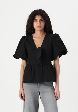 VMESRA BUBBLE HEM - Blus - black