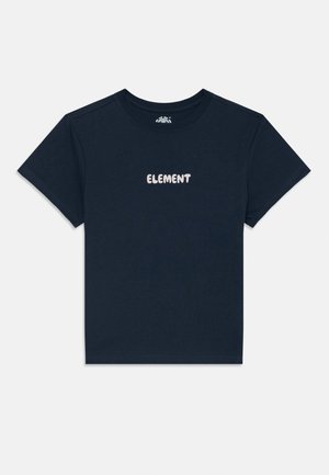 CURIOUS UNISEX - T-shirt imprimé - eclipse navy