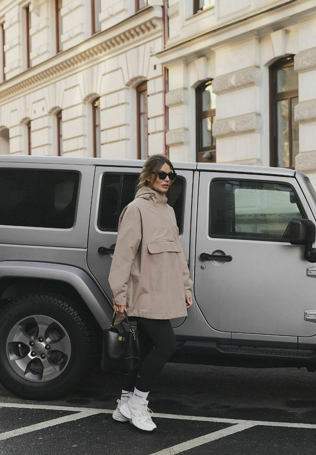 aim'n® OVERSIZED - Kurtka przeciwdeszczowa/brązowy - Zalando.pl