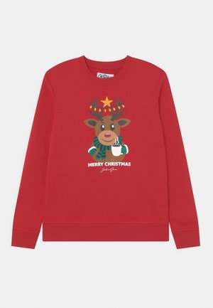 JORTOON CREW NECK XMAS JNR - Sweatshirt - scarlet sage