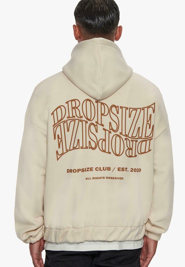 HEAVY MIRRORED LOGO - Sweatjacke - coconutmilk