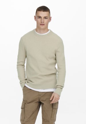 Only & Sons ONSPHIL CREW - Jumper - silver lining