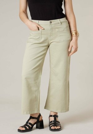 LILOO - Straight leg jeans - light tilleul