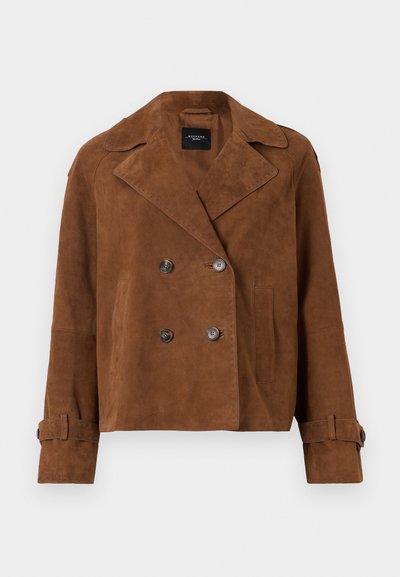 WEEKEND MaxMara OBLATO - Leren jas - tobacco