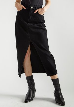 Gonna di jeans - washed black